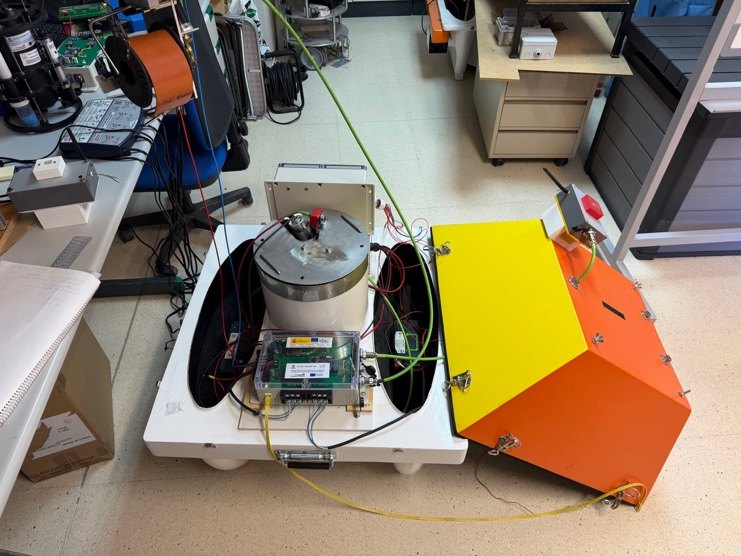 The autonomous surface vehicle used in the research