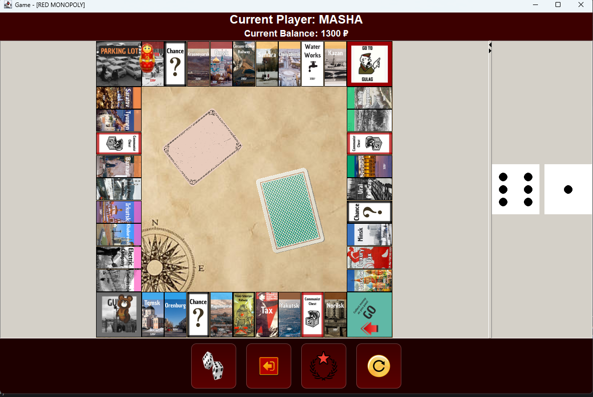 Red Monopoly lobby screen